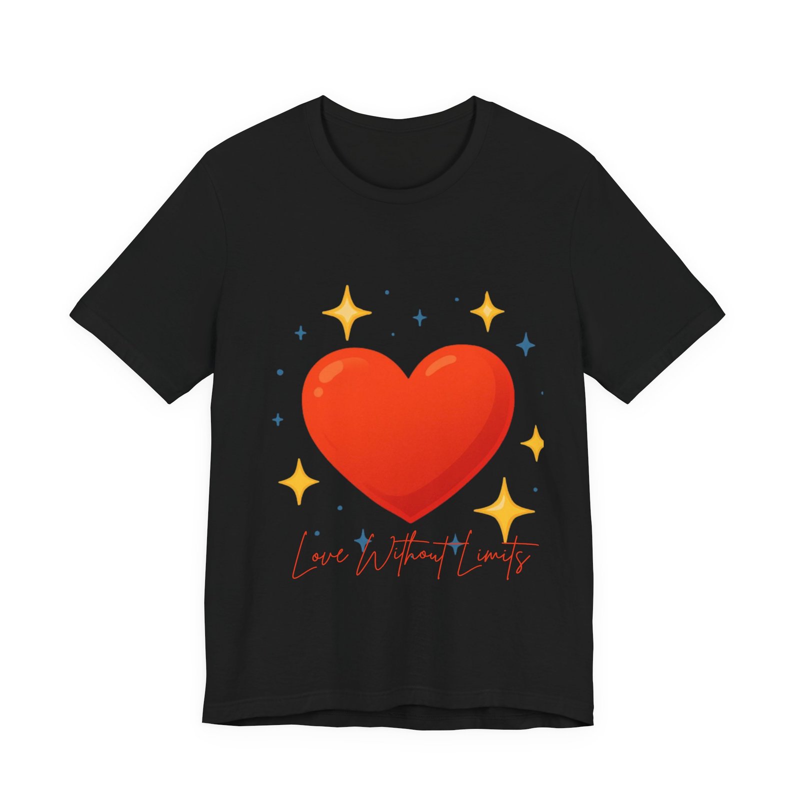 Heart Graphic T‑Shirt — "Love Without Limits" Cute Valentine Tee - Image 21