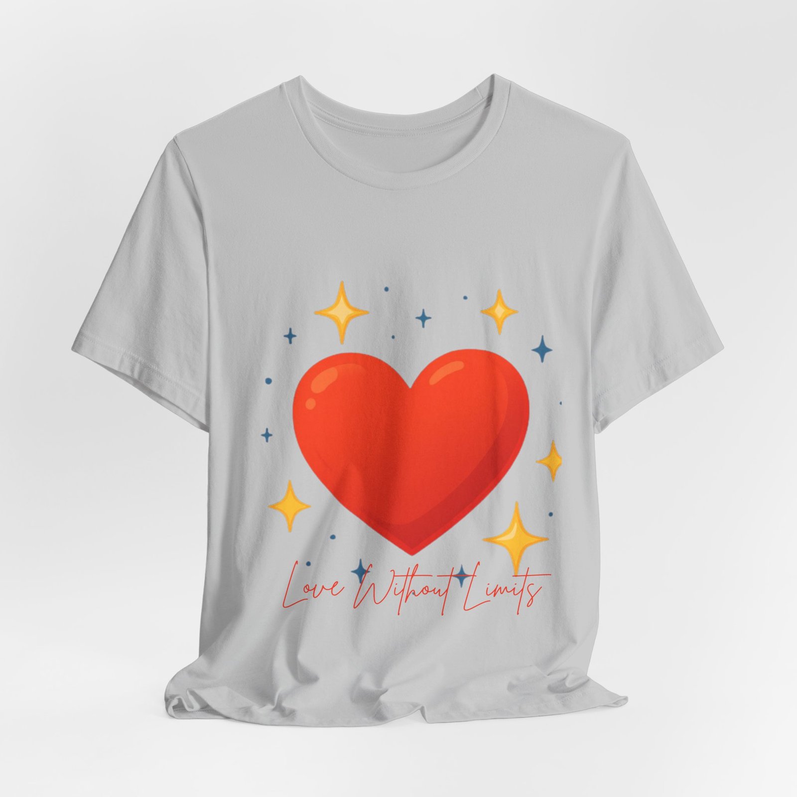 Heart Graphic T‑Shirt — "Love Without Limits" Cute Valentine Tee - Image 16