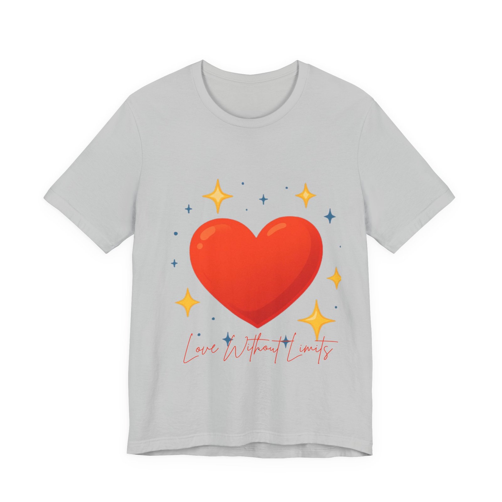 Heart Graphic T‑Shirt — "Love Without Limits" Cute Valentine Tee - Image 13