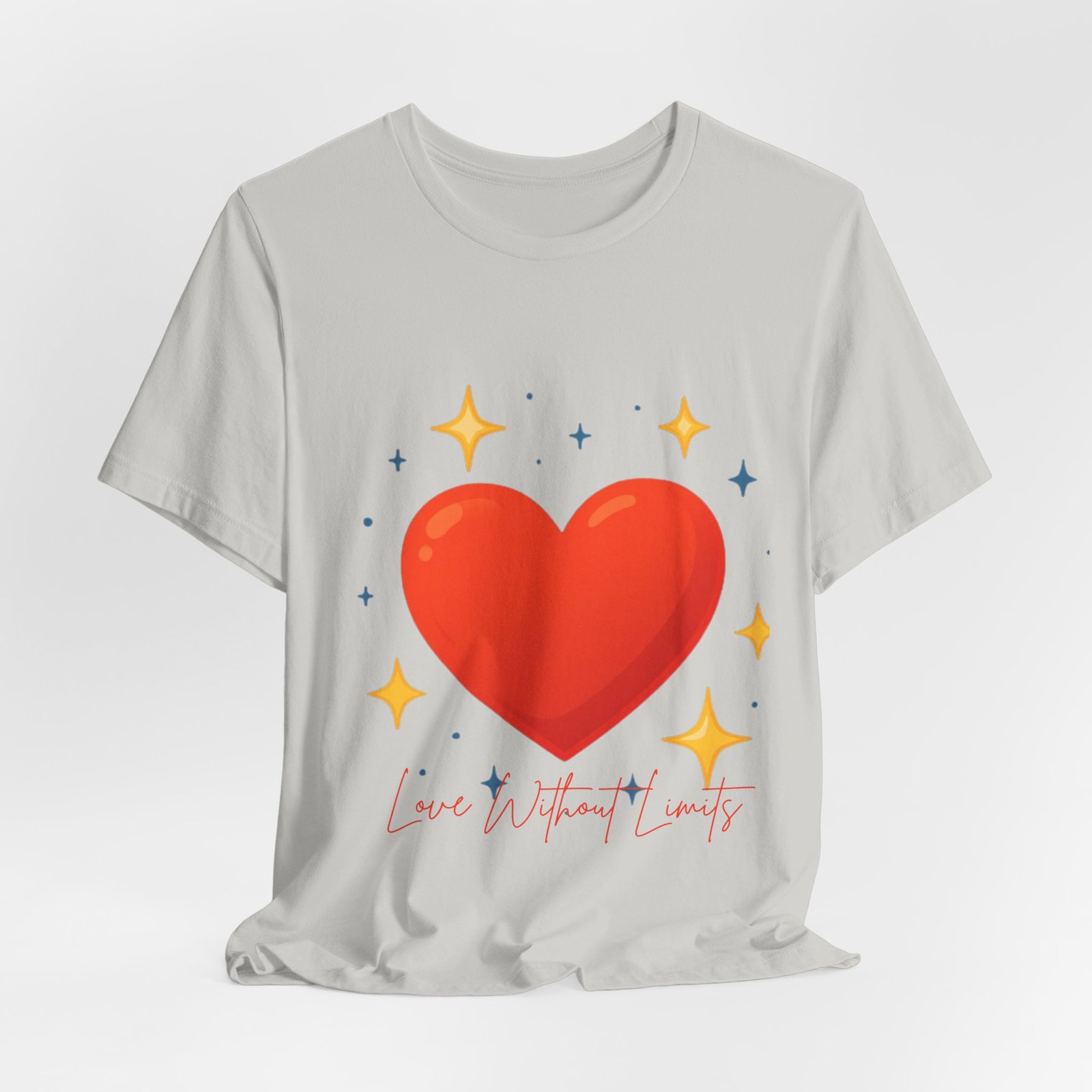 Heart Graphic T‑Shirt — "Love Without Limits" Cute Valentine Tee - Image 32