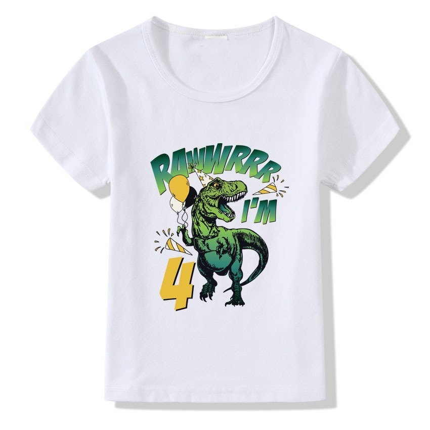 Children's T-shirt Numbers 1-9 Birthday T-shirt - Image 9