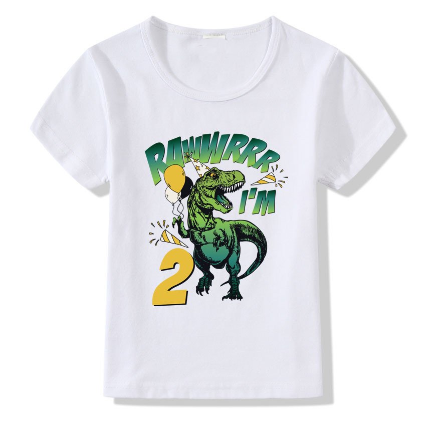 Children's T-shirt Numbers 1-9 Birthday T-shirt - Image 8